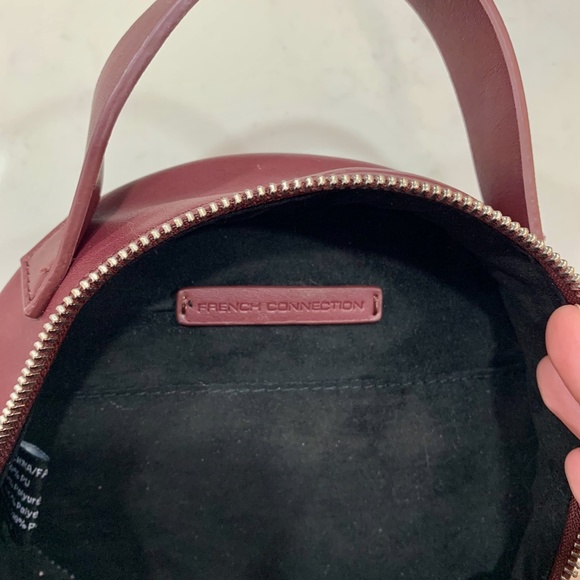 French Connection Bags French Connection Burgundy Crossbody Bag